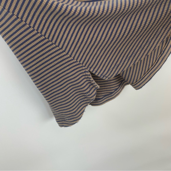 Free People Frenchie Cut Out Ribbed V Neck T Shirt - Picture 6 of 10